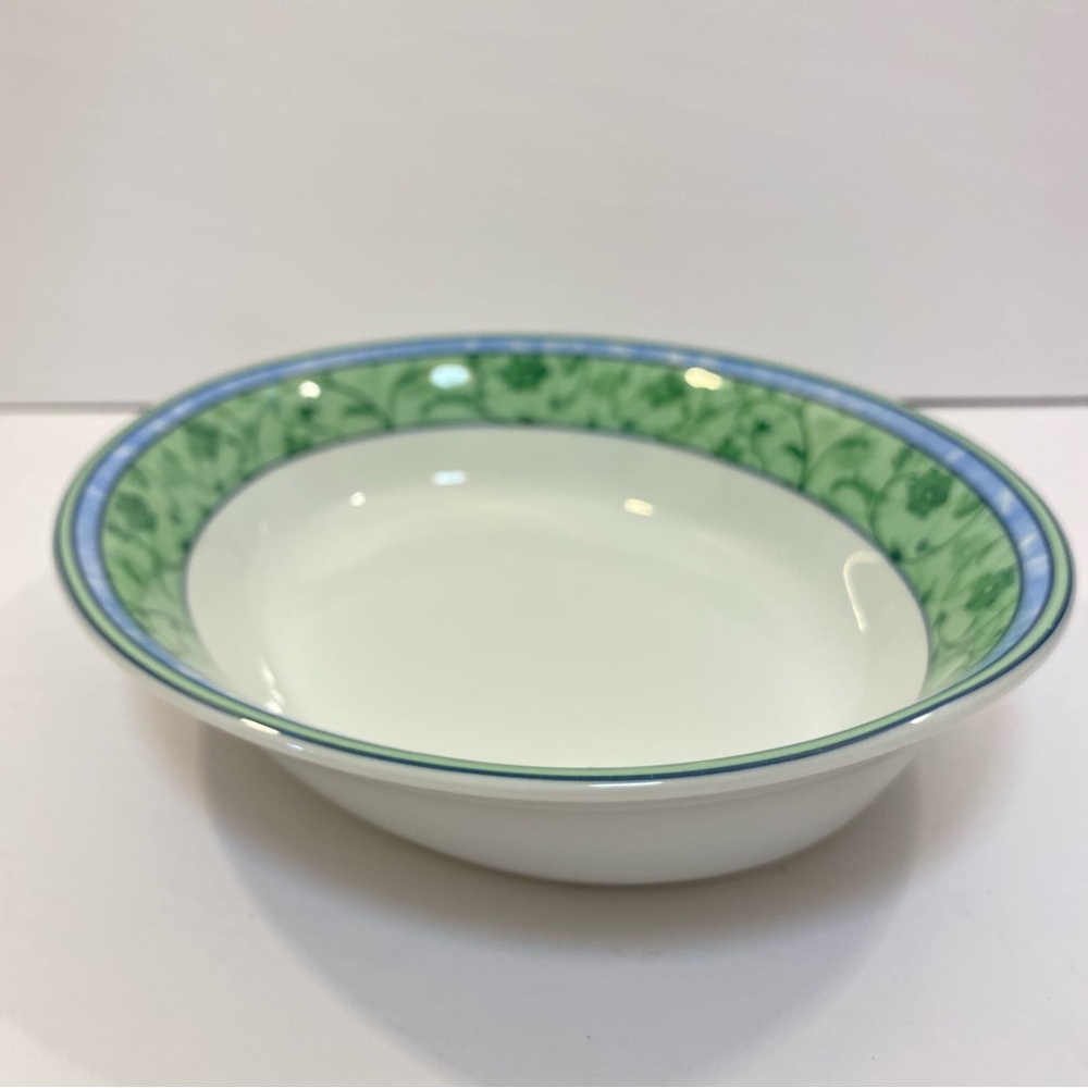 Vintage Wedgwood Home Collection ‘Watercolour’ (Green) Oval‎ Vegetable Bowl